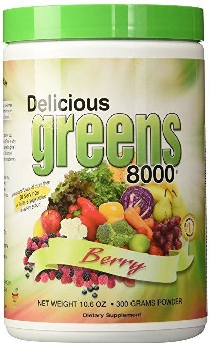 Greens World Inc., Delicious Greens,Berry 10.6 Oz Ea 1
