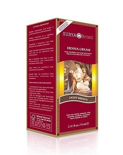 Surya Brasil, Henna Cream,Golden Brown 2.31 Oz Ea 1