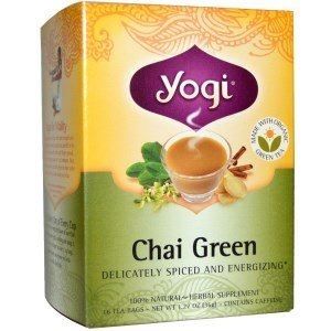 Yogi 100% Natural al Tea Chai Green - 16 Tea Bags