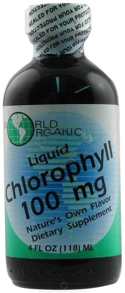 World , Chlorophyll,100 Mg 4 Oz Ea 1