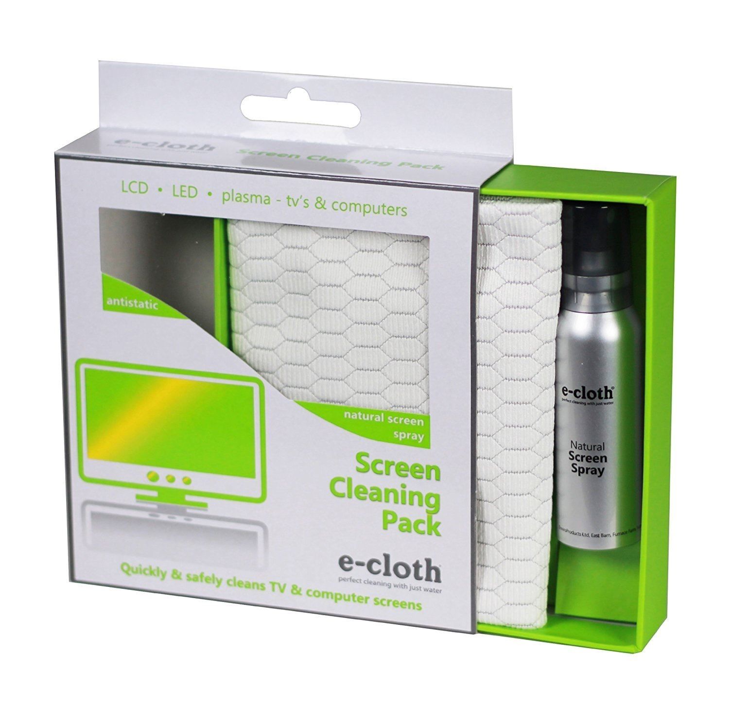 E-Cloth, Screen Cleaning Pack 2 Ct Ea 1