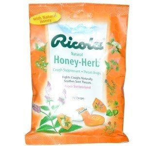 Ricola  Throat Drops Honey  - 24 Drops