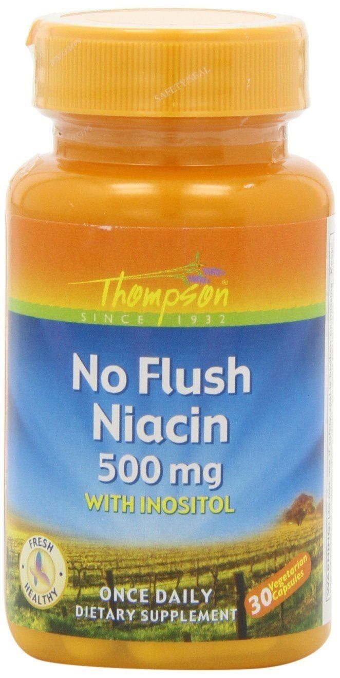 Thompson tional, No Flush Niacin 500Mg 30 Cap Ea 1