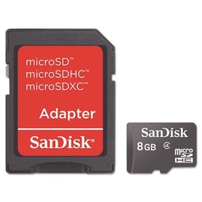 Sandisk Corporation Microsd Memory Card W Adapter Class 4 8gb Buy Online In Andorra At Andorra Desertcart Com Productid 118839428