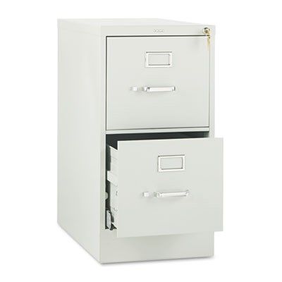 Hon Company, 510 Series Two-Drawer Full-Suspension File, Letter, 29H X25d, Light Gray