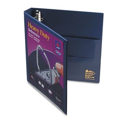 Avery-Dennison, Heavy-Duty View Binder With One Touch Ezd Rings, 1" Capacity, Navy Blue