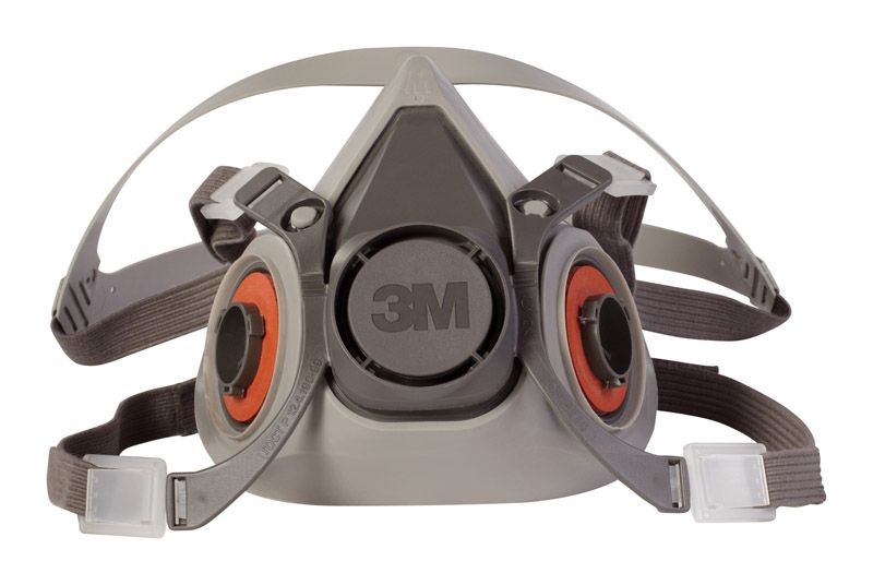 3M  N95  Half Face Respirator  Gray  M  1 Pc.