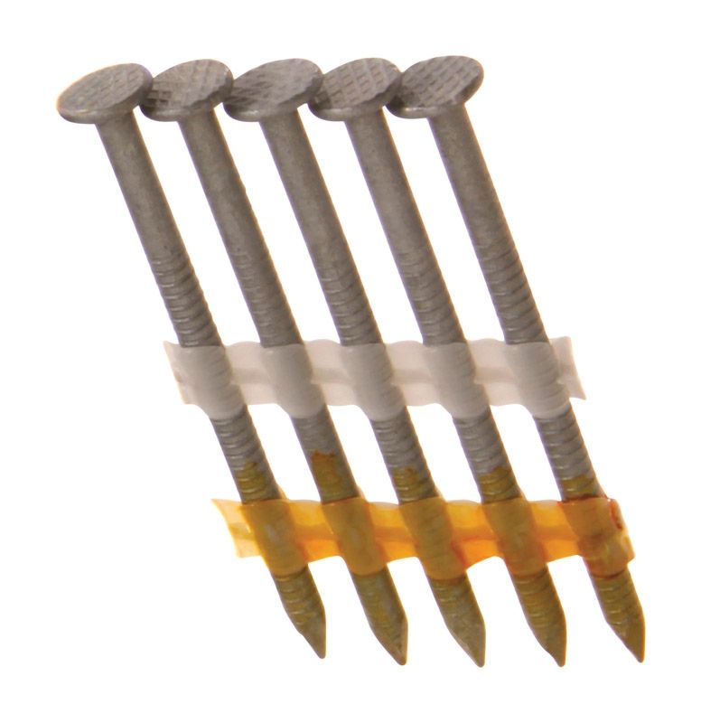 Grip-Rite  21 Deg. 11-1/2 Ga. Ring Shank  Angled Strip  Framing Nails  2-3/8 In. L X 0.11 In. Dia. 1000 Count