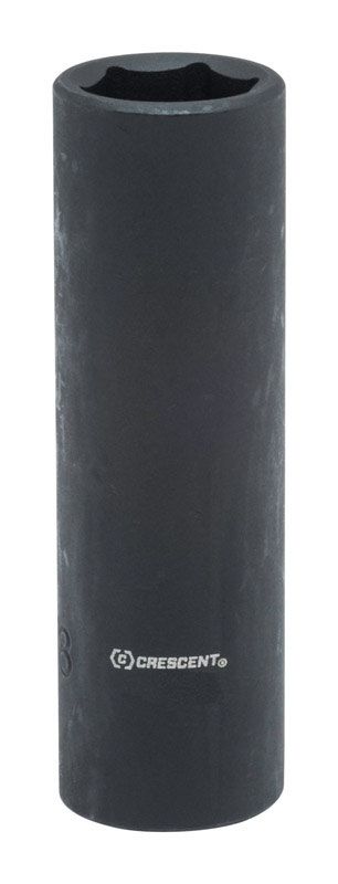 Crescent  15 Mm  X 1/2 In.  Metric  6  Deep  Impact Socket