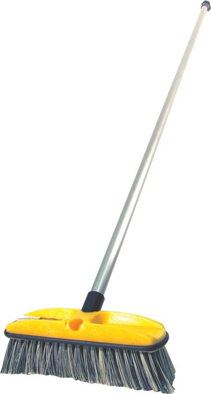 Rubbermaid  18.88 In. W Plastic  Siding Brush With Handle