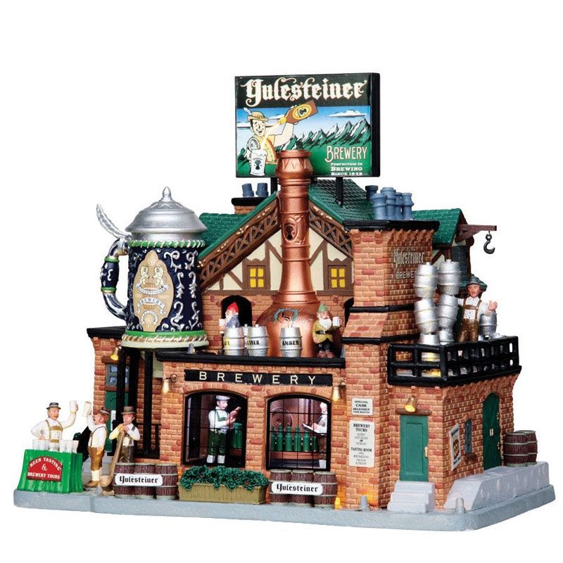 Lemax  Yulesteiner Brewery  Village House  Multicolored  Durable Mgo  1 Each