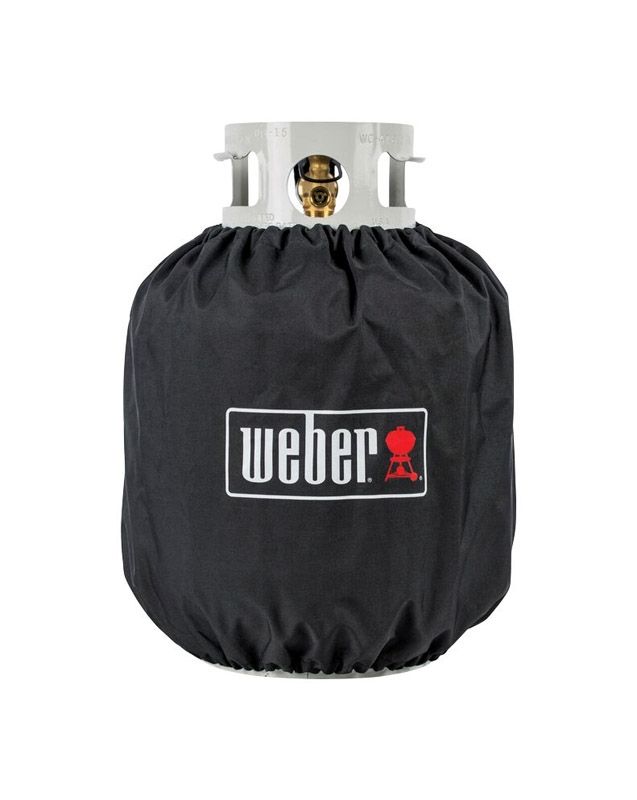 Weber  Black  Propane Tank Cover  13.99 In. W X 13.99 In. D X 16.54 In. H For Fits 20 Lb. Tanks