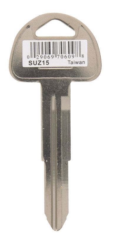 Hy-Ko  Automotive  Key Blank  Double Sided For For 1989-98 Suzuki Swift And 1995-2002 Esteem