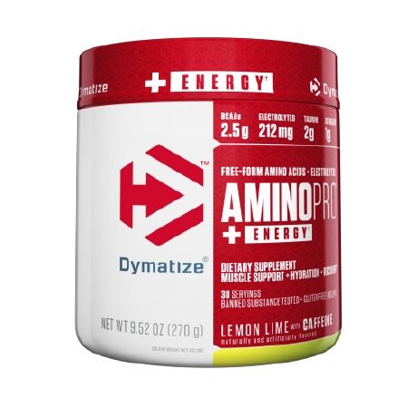 Dymatize Amino Pro with Caffeine - Lemon Lime - 30 Servings