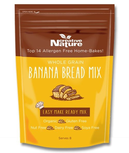 Banana Bread Mix, Organic 250g (Creative Nature)