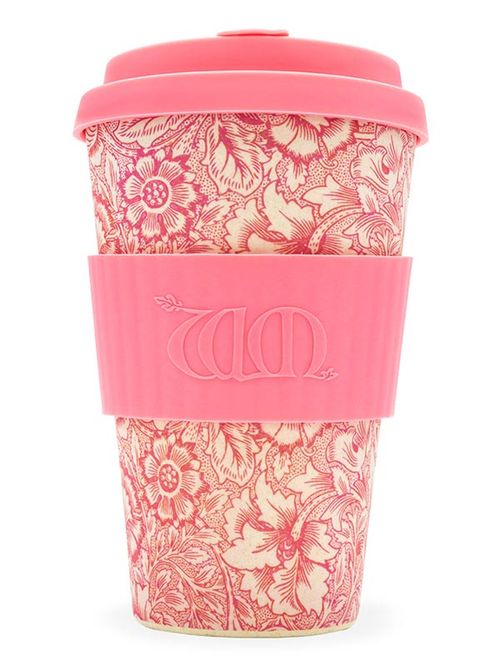 William Morris Poppy Coffee Cup 400ml (Ecoffee Cup)