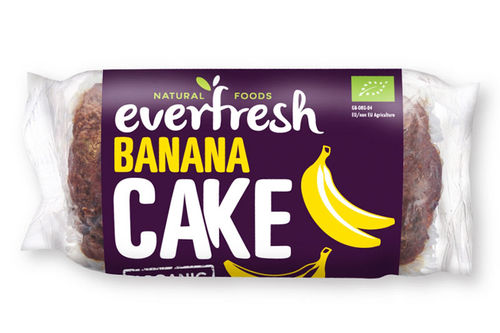 Banana & Walnut Cake, Organic 350g (Everfresh Natural Foods)