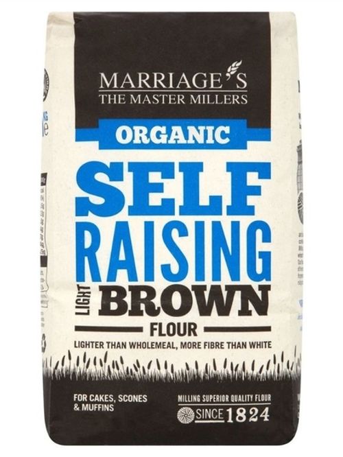 Light Brown Self Raising Flour 1kg by Marriages