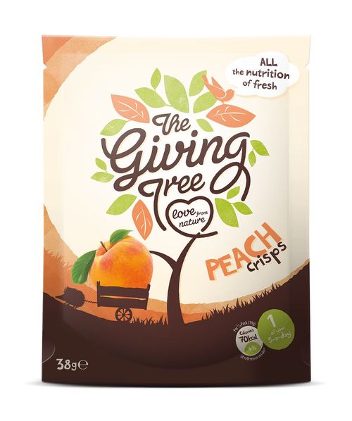 Freeze-Dried Peach Crisps 38g (Giving Tree Ventures)