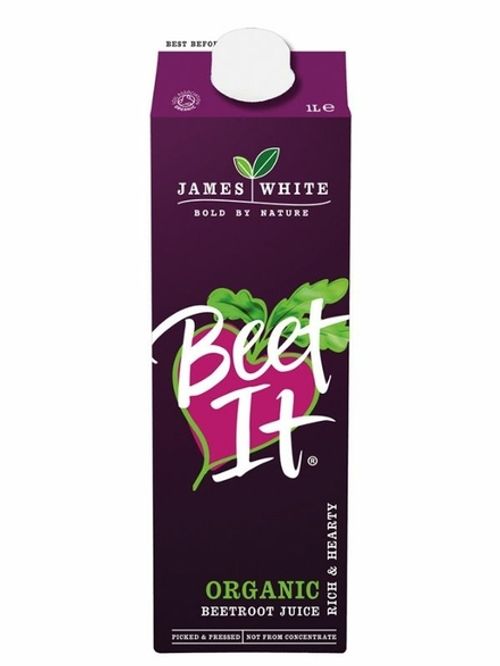 Beet It Beetroot Juice, Organic 1 Litre (James White)