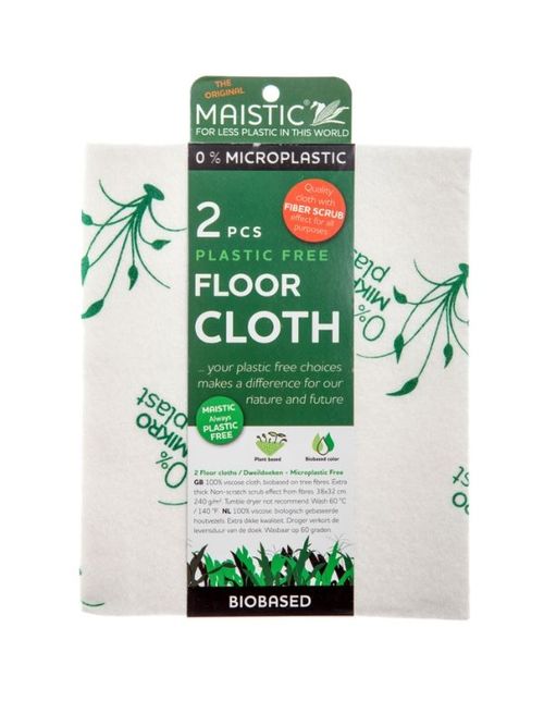Micro Plastic-Free Floor Cloth 2 Pack (Maistic)