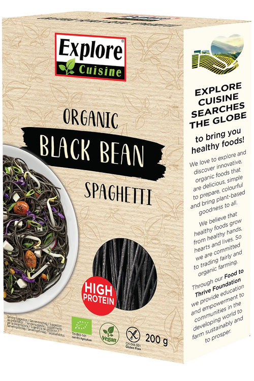 Black Bean Spaghetti 200g, Organic (Explore Cuisine)