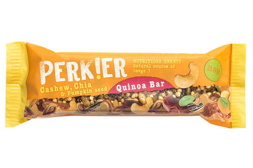 Cashew Chia & Pumpkin Seed Quinoa Bar 35g (Perkier)