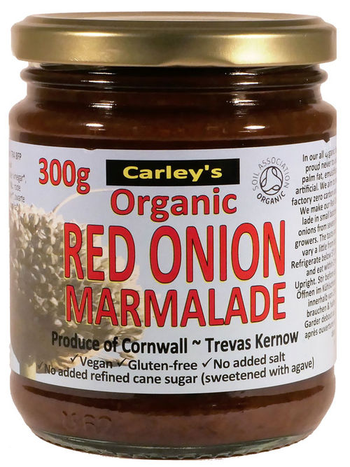 Red Onion Marmalade 300g, Organic (Carleys)