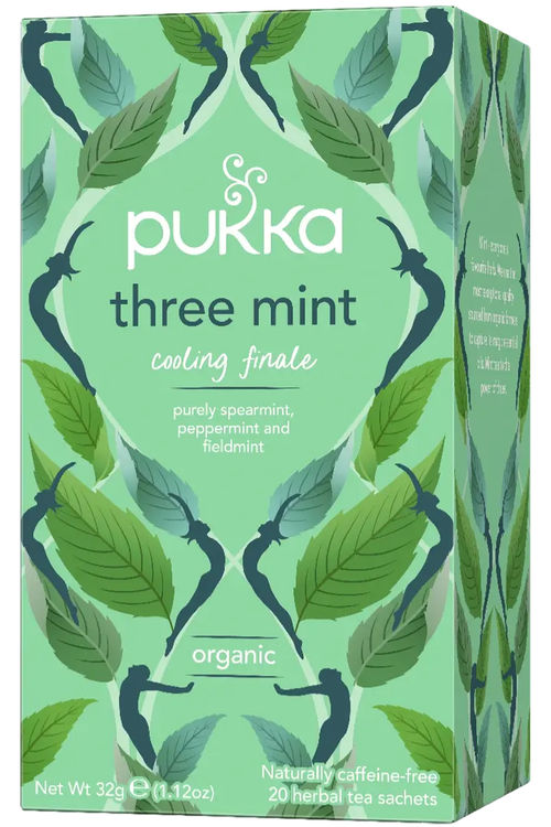 Three Mint Tea, Organic 20 x Sachets (Pukka)