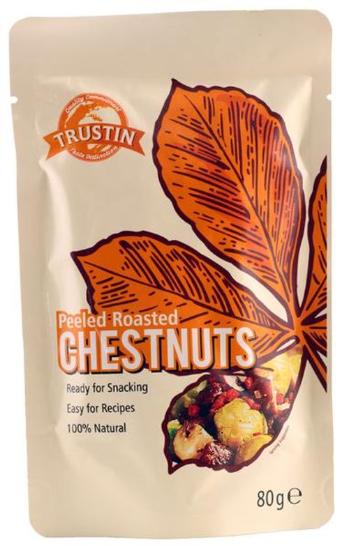 Peeled and Roasted Chestnuts 80g (Trustin)