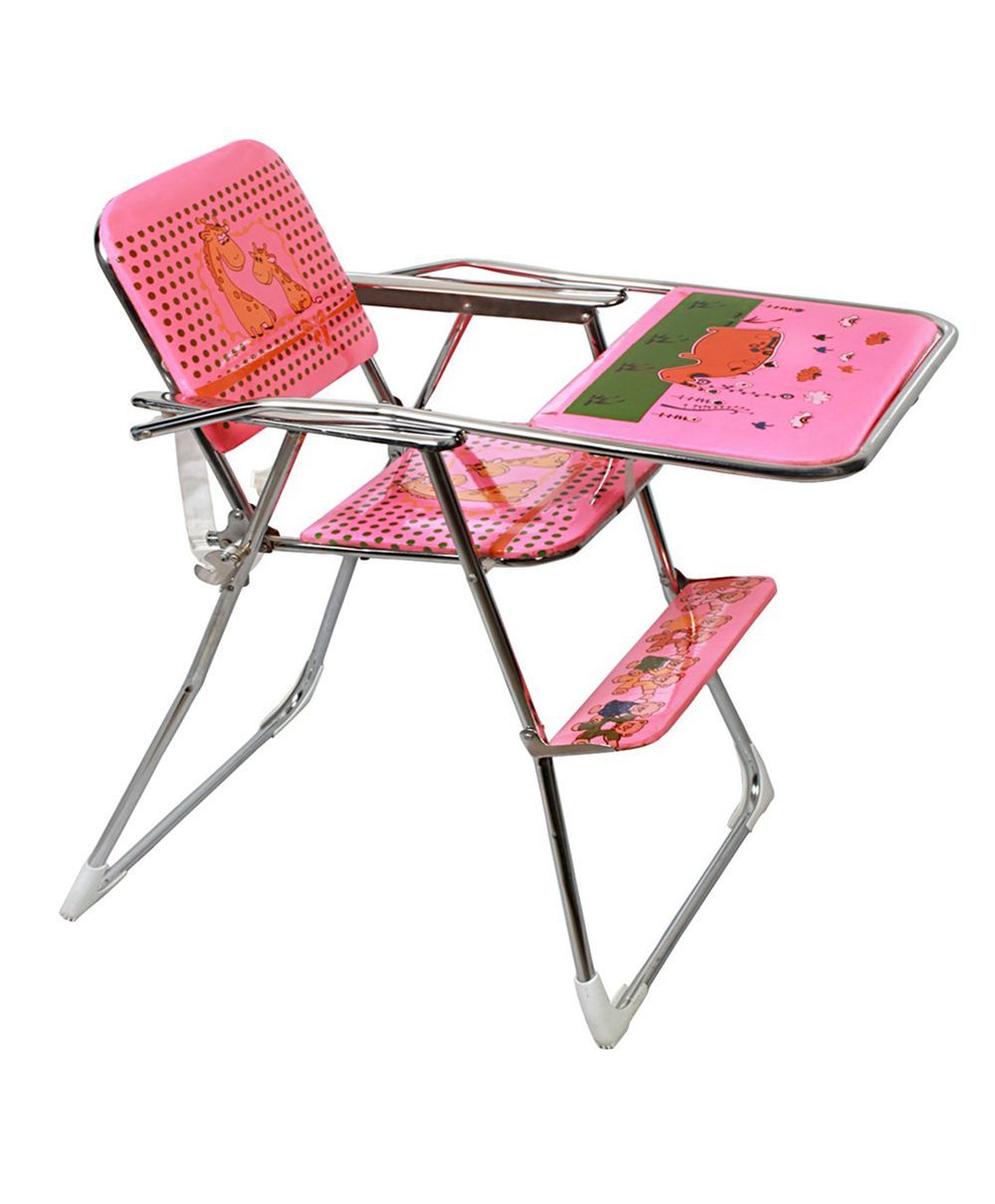 Sohum Folding High Chair - Pink