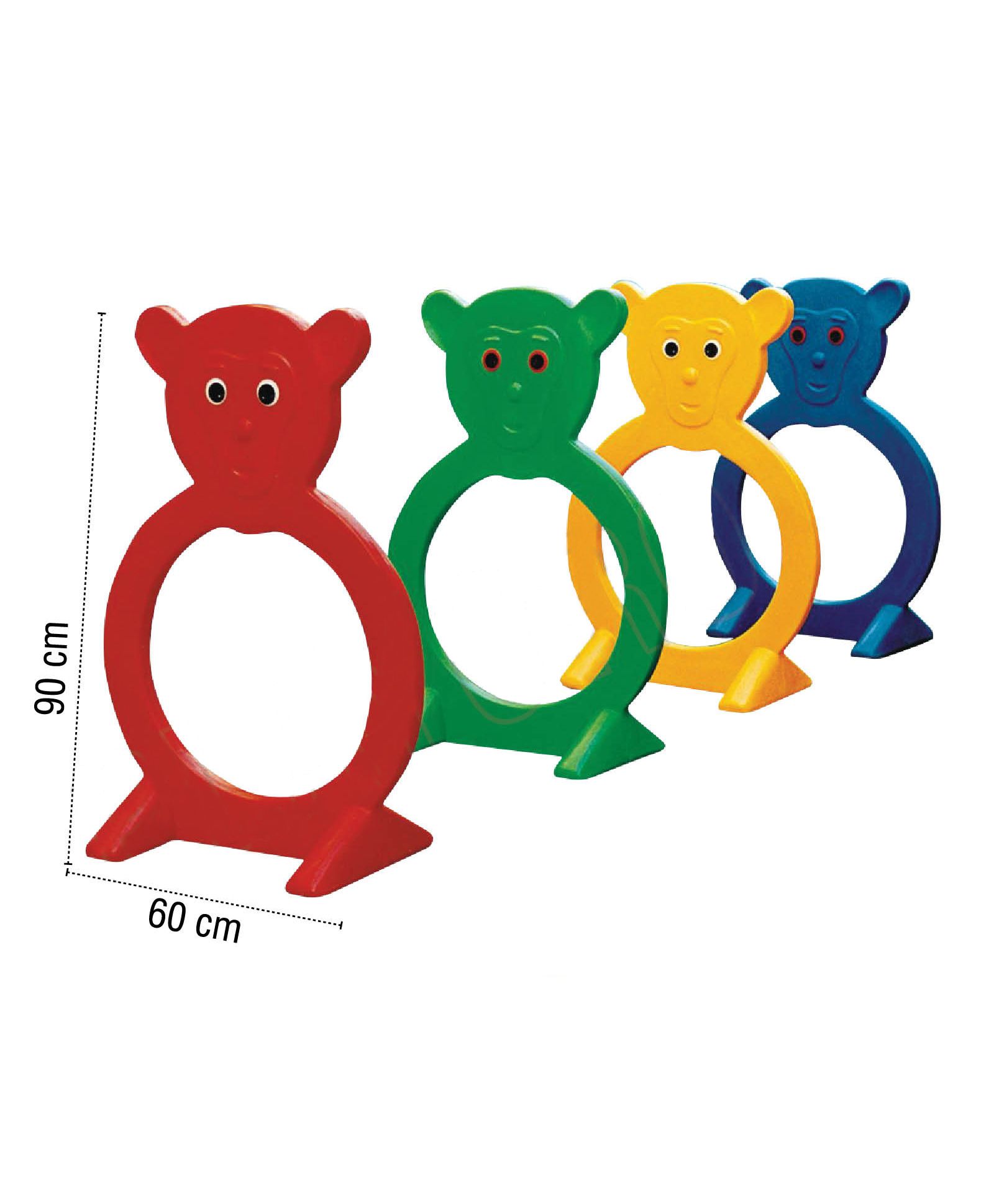 Gro Kids Monkey Step In 6 Pieces - Multicolor