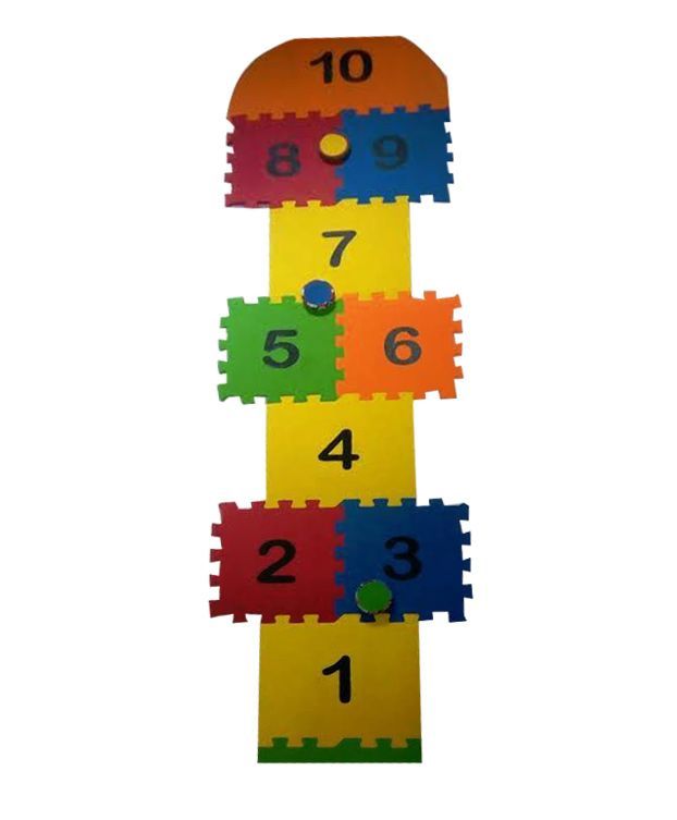 Cutez Hopscotch Backyard Play Mat Game Large