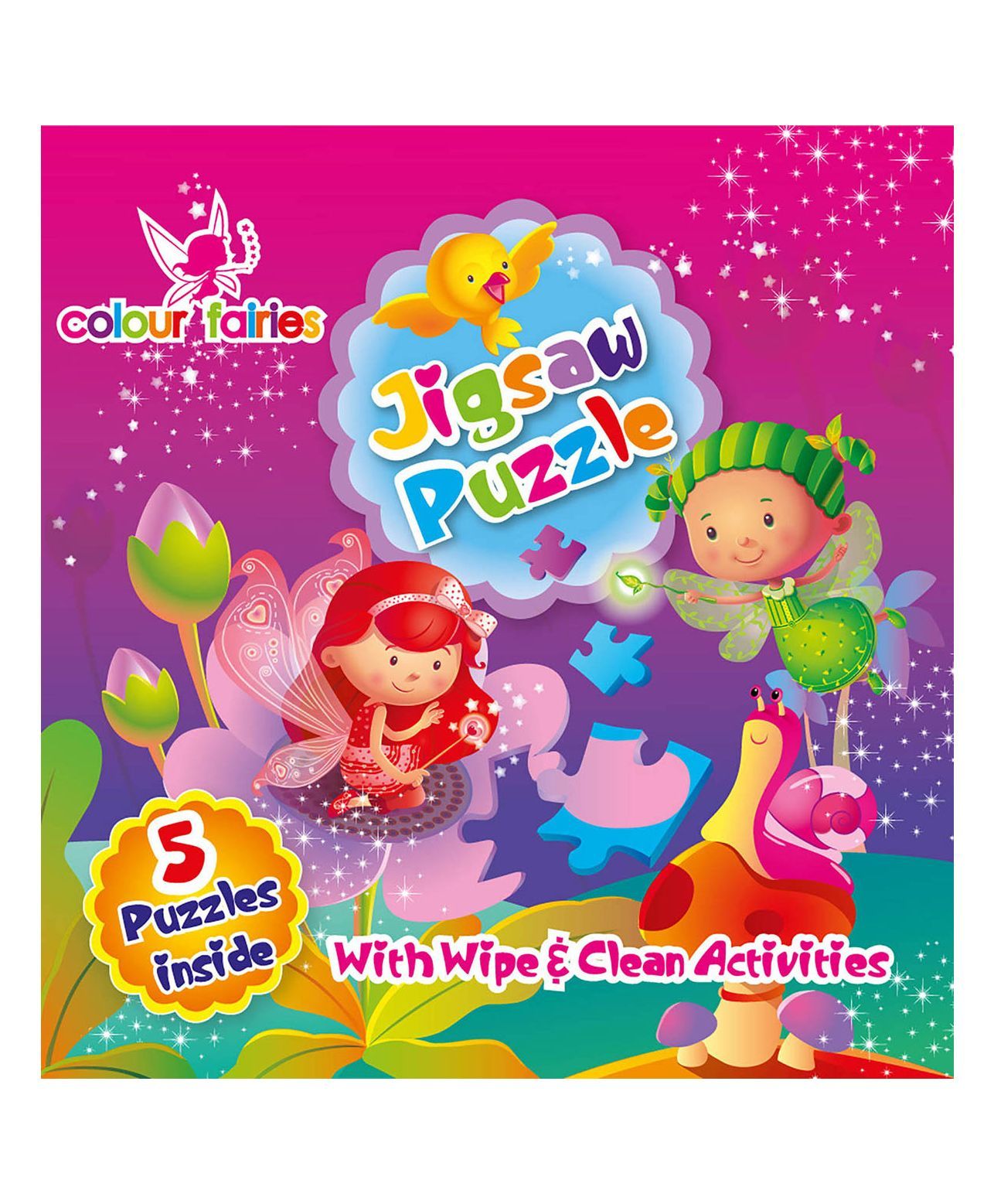 Colour Fairies Jigsaw Board Book - English