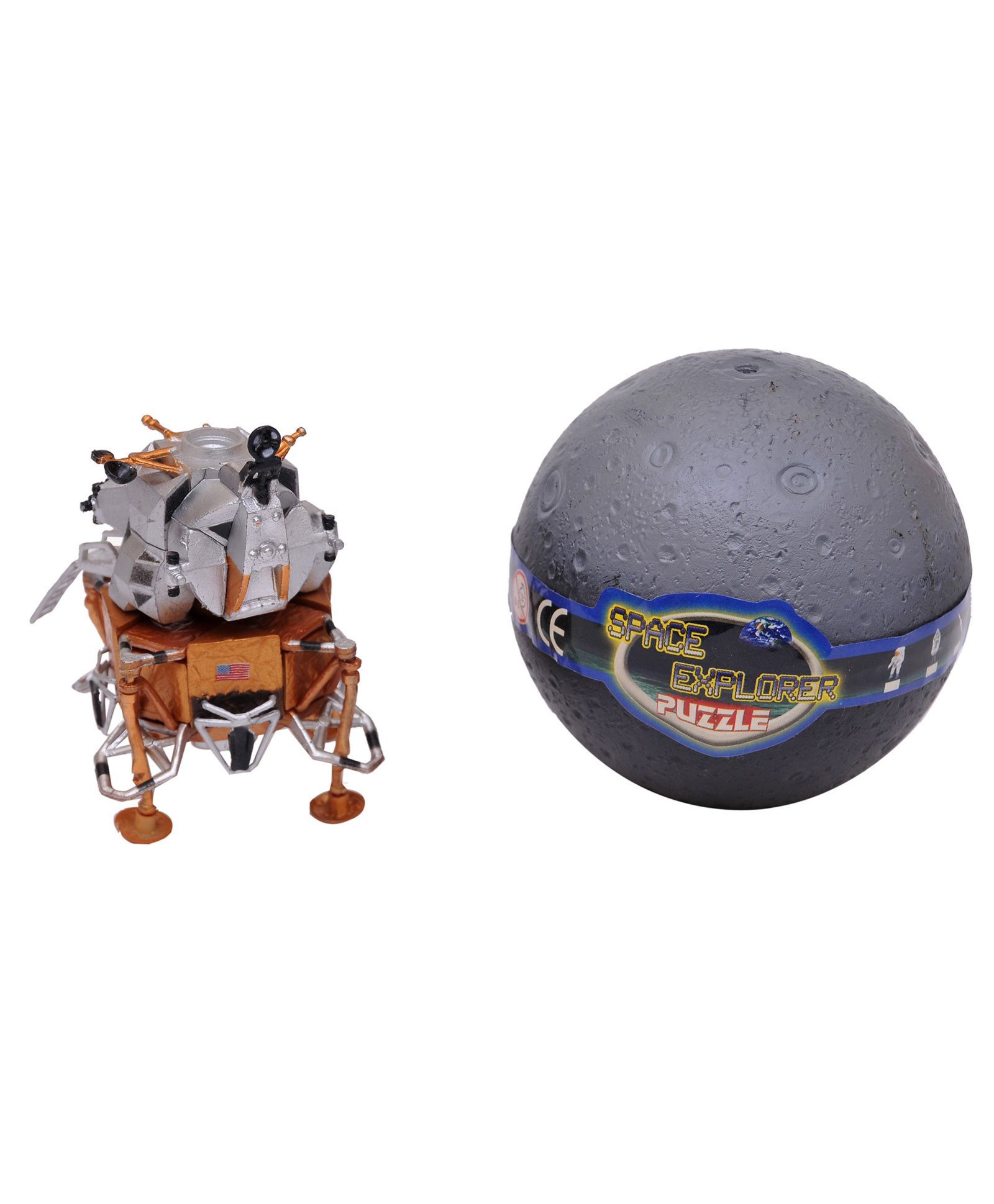 Happykids DIY Space Craft Apollo 11 Toy - Brown