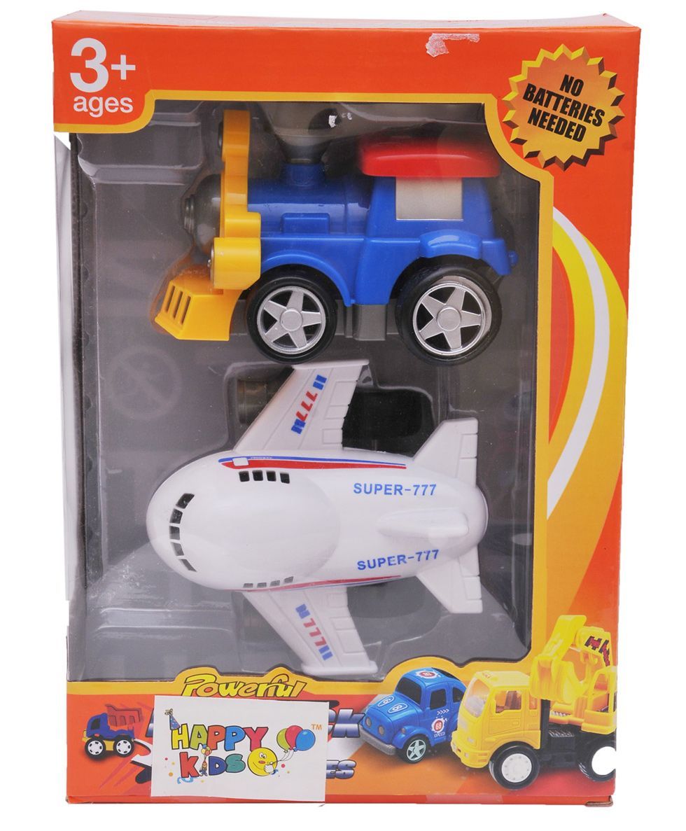 Happykids Powerful Pull Back Friction Toys