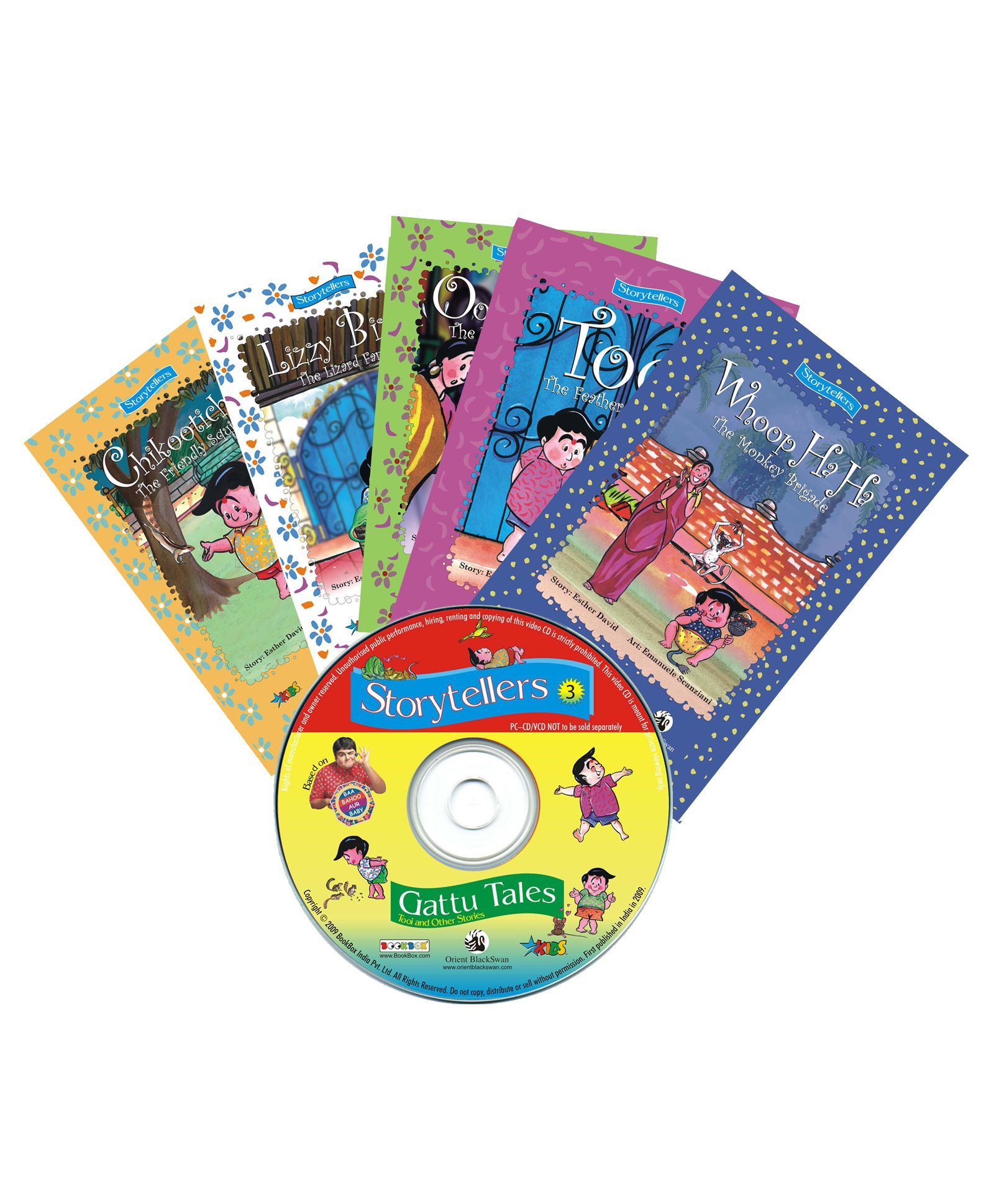 Storyteller 3 Box Set Of 5 Books And One CD