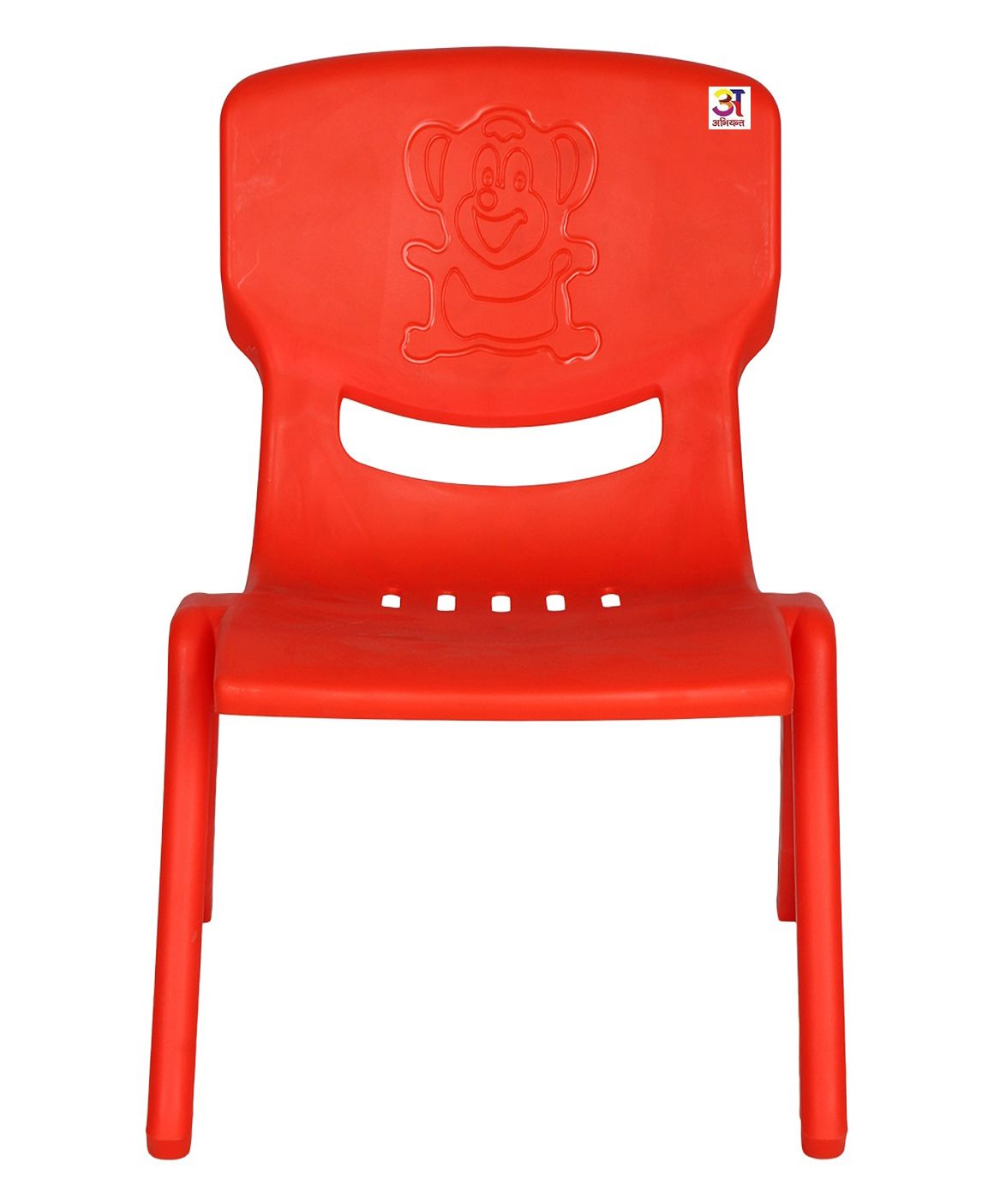Abhiyantt Bear Shape Chair - Red