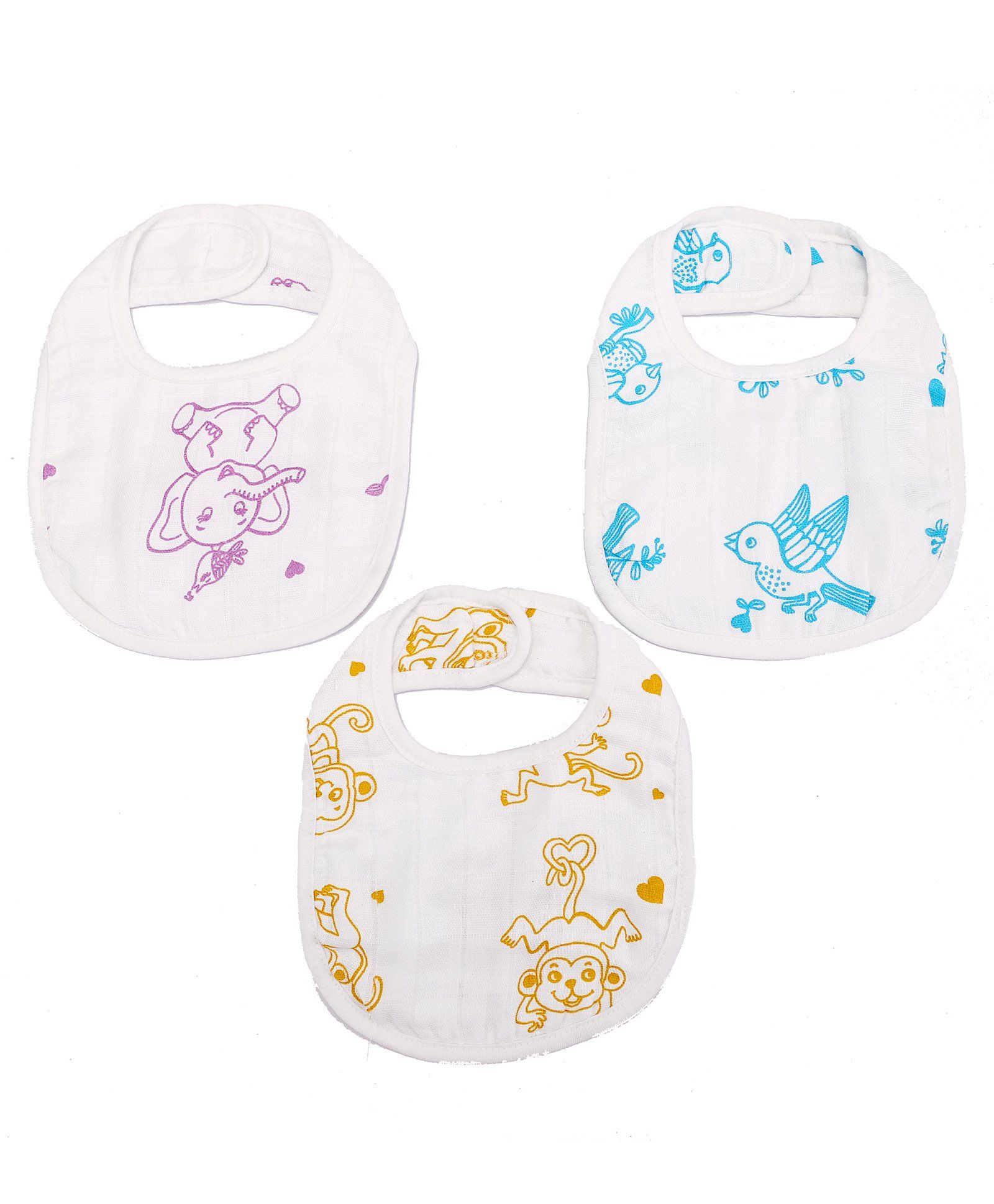 cotton muslin bibs