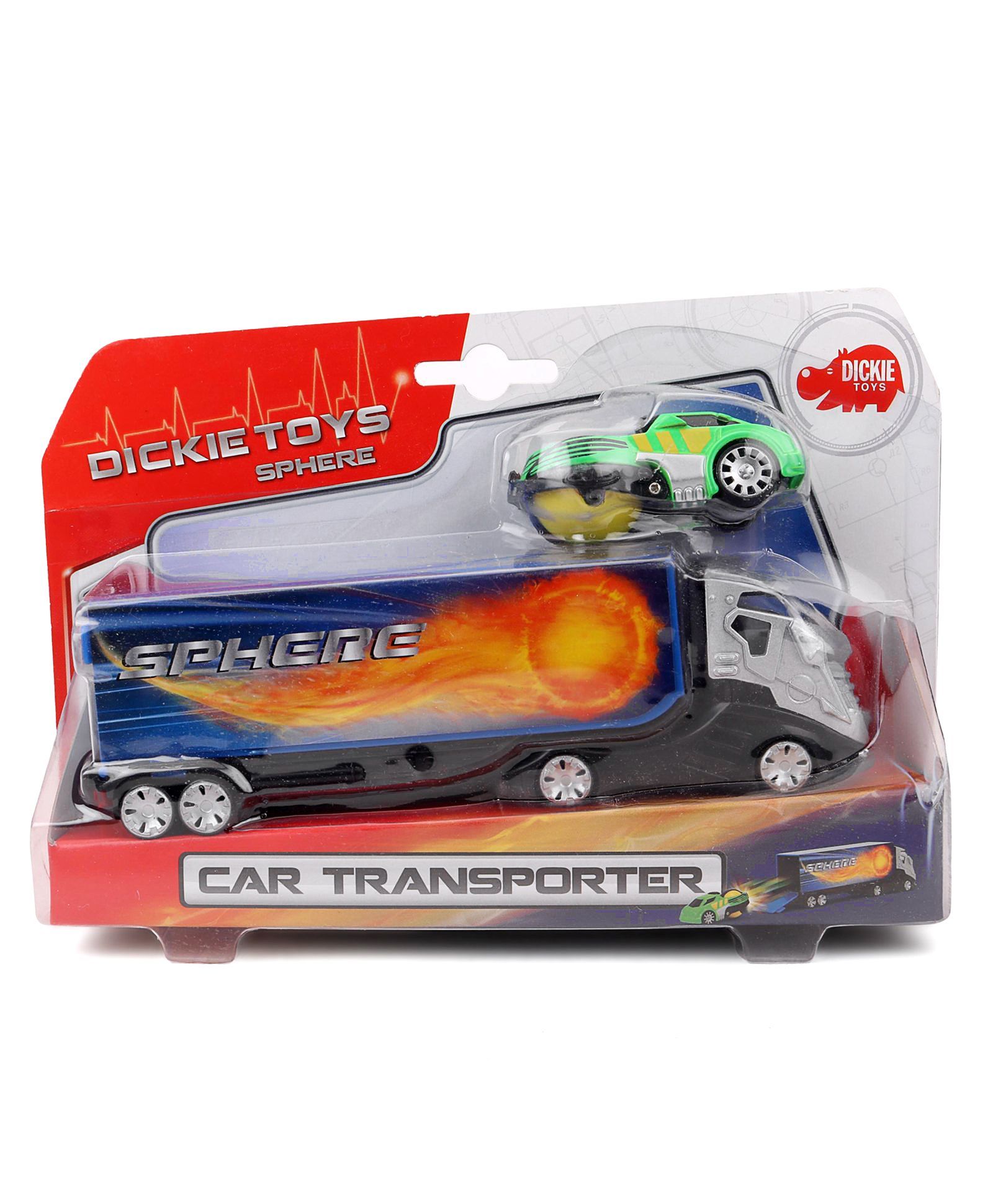 green toys car transporter