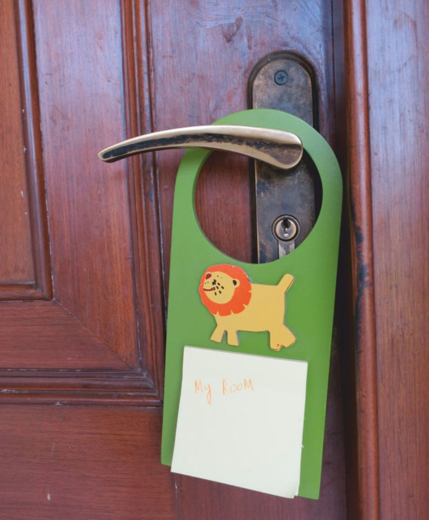 Kidoz Door Hanger Lion Motif Pack Of 5