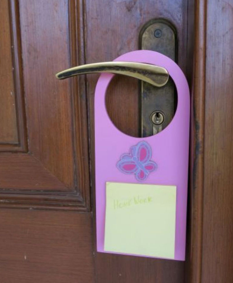 Kidoz Door Hanger Butterfly Motif Pack Of 5