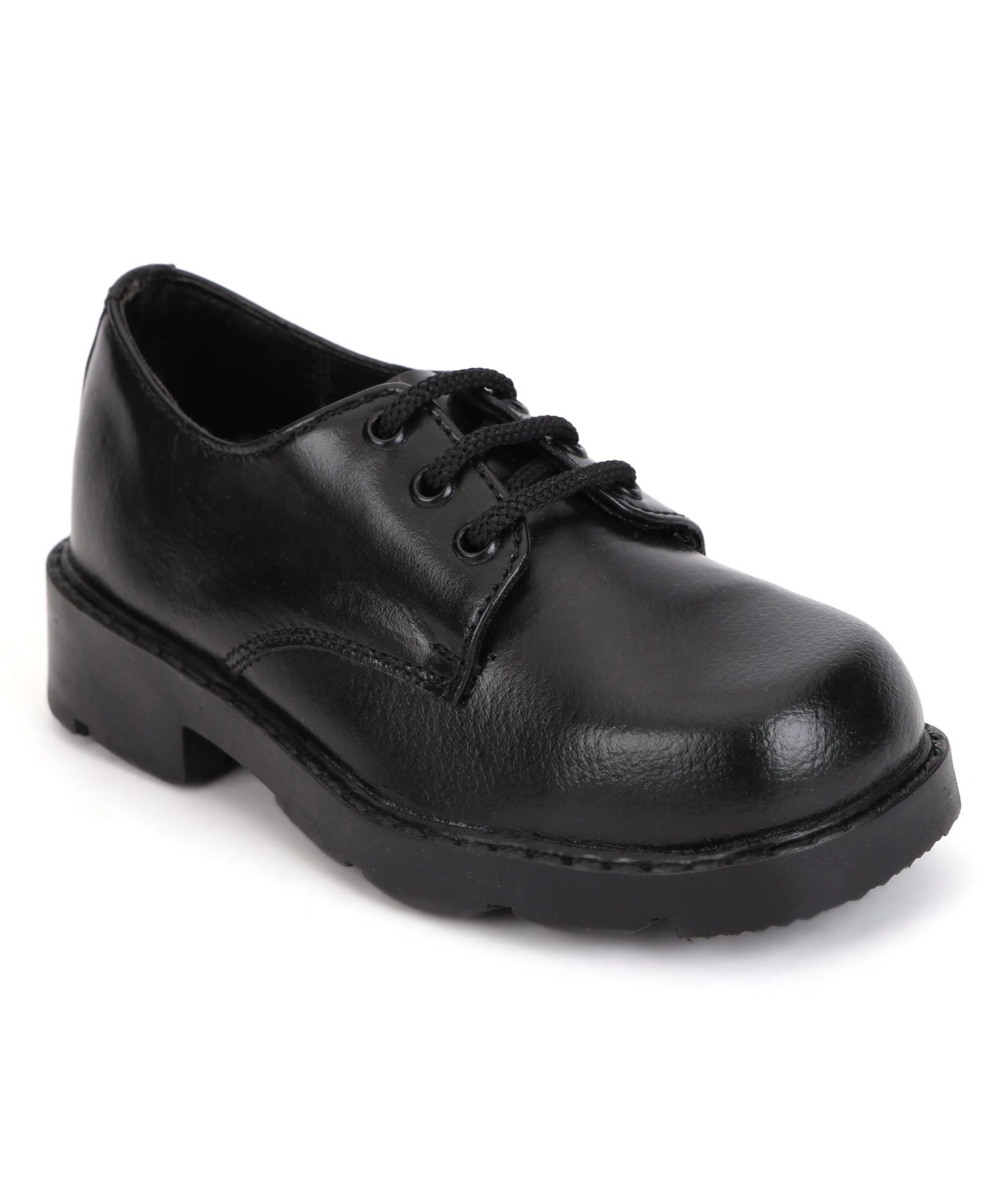 Prefect School Shoes Lace Up Style - Black