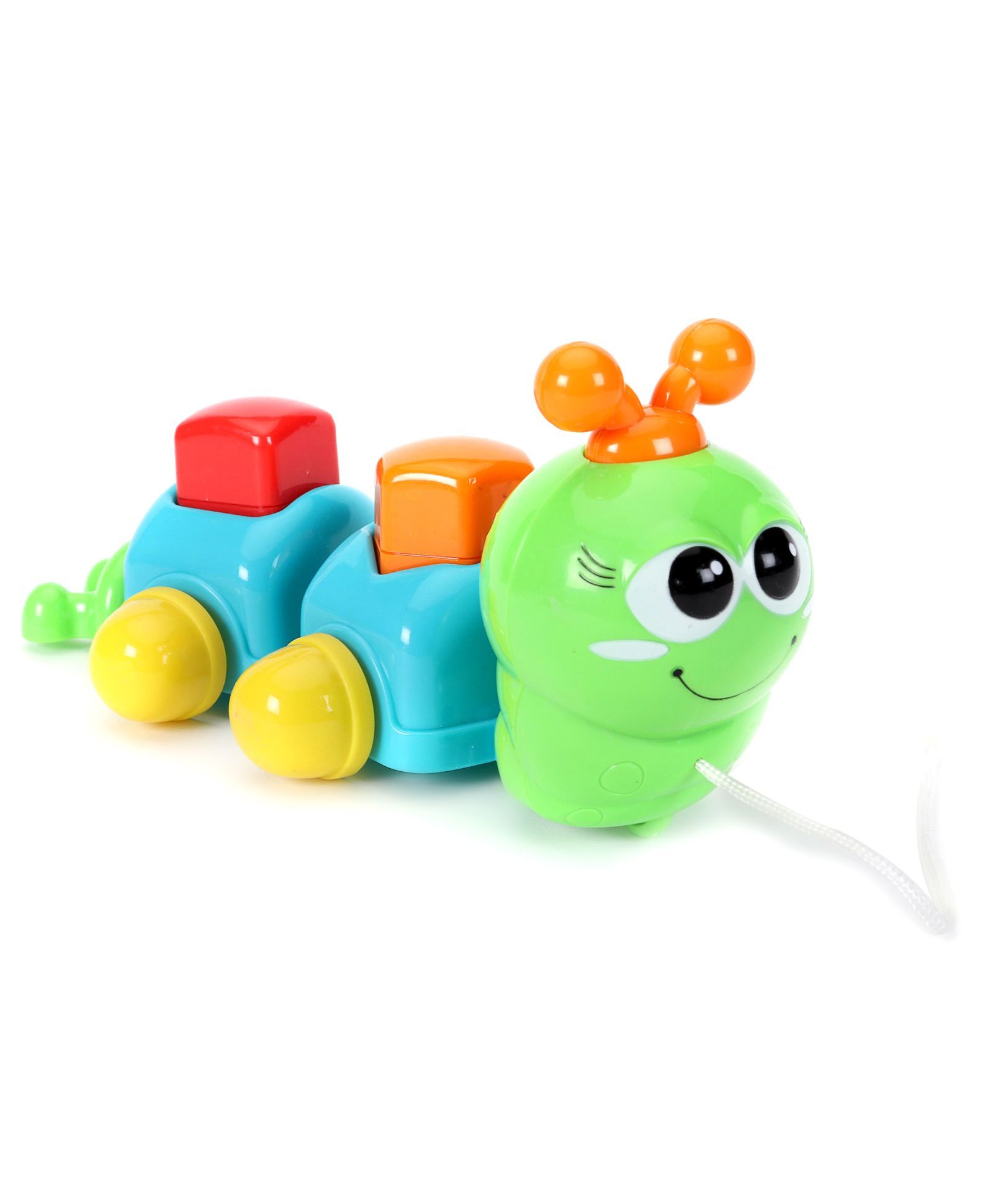 green caterpillar toy