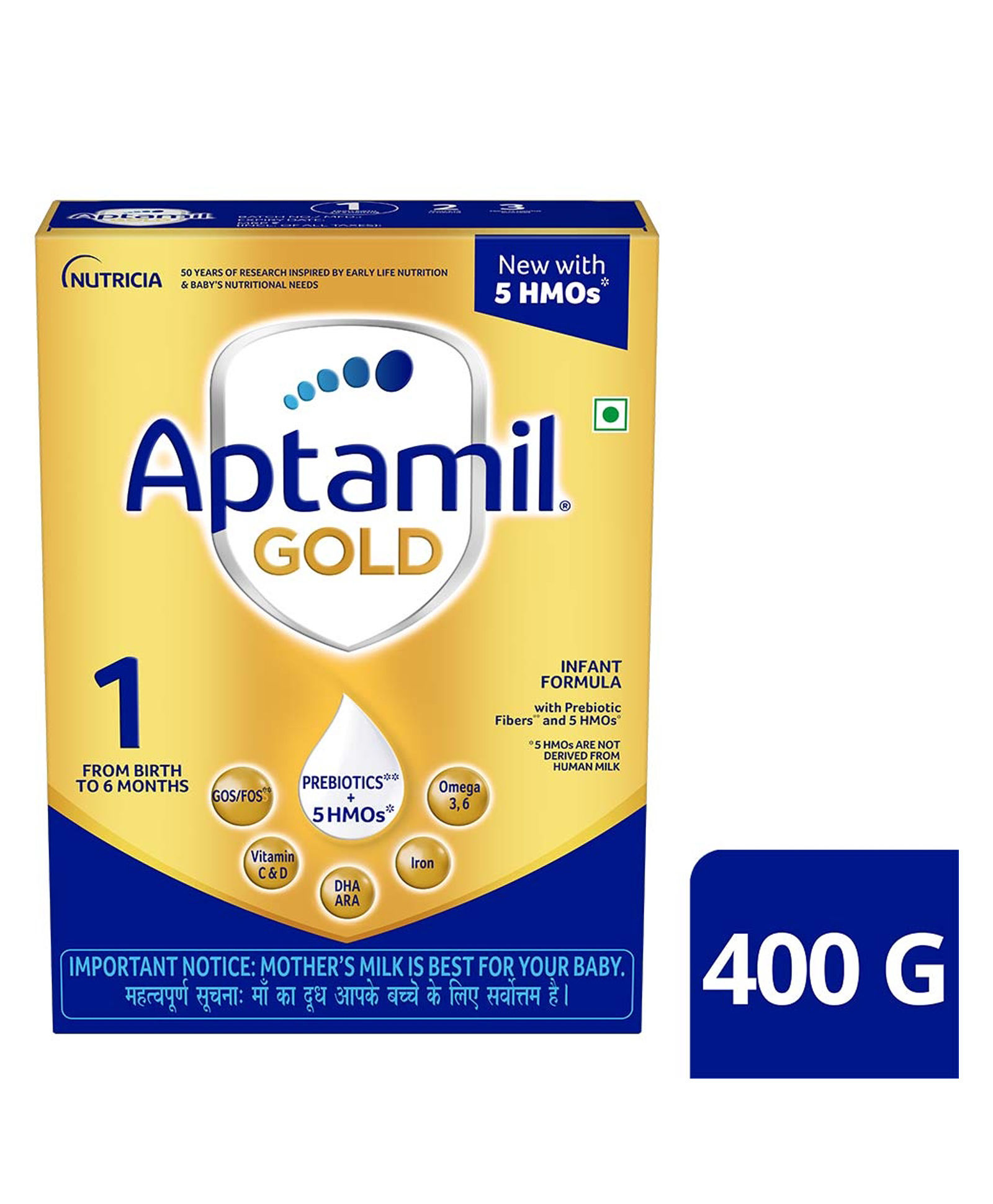 Aptamil 1 Infant Formula - 400 grams