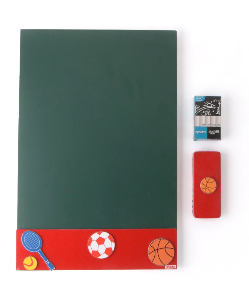 Kidoz Black Board Sports Theme - Red