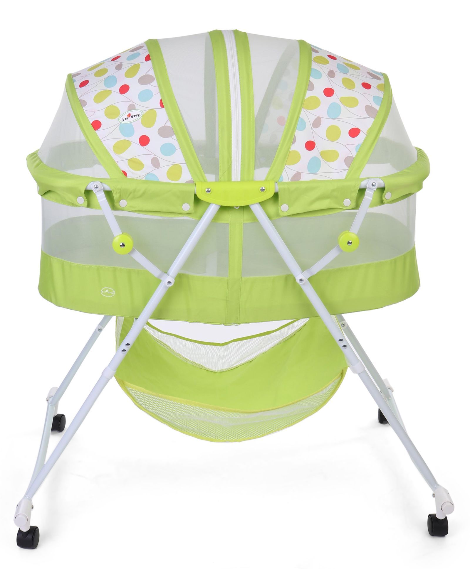 green bassinet