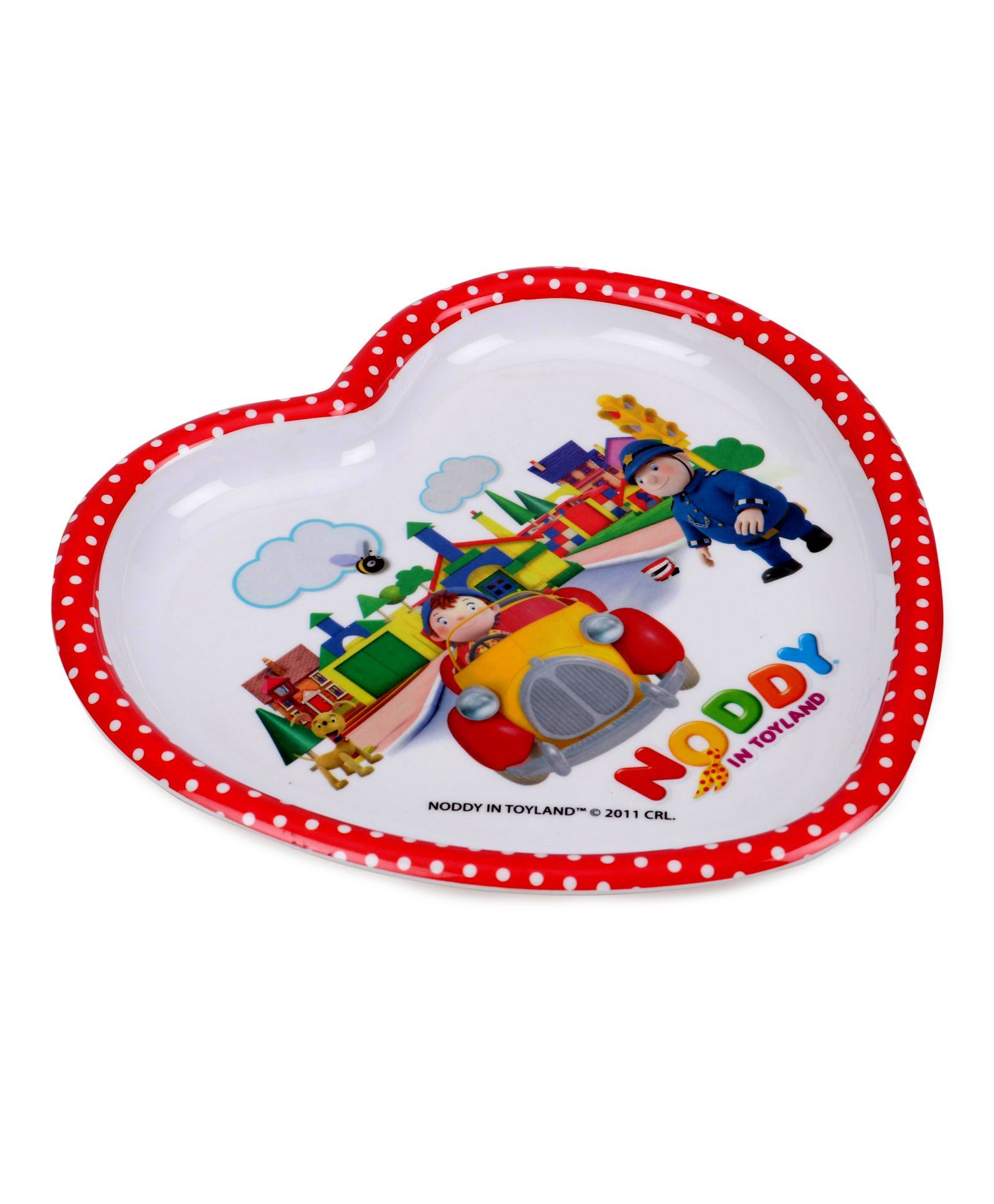 Noddy Heart Shaped Plate