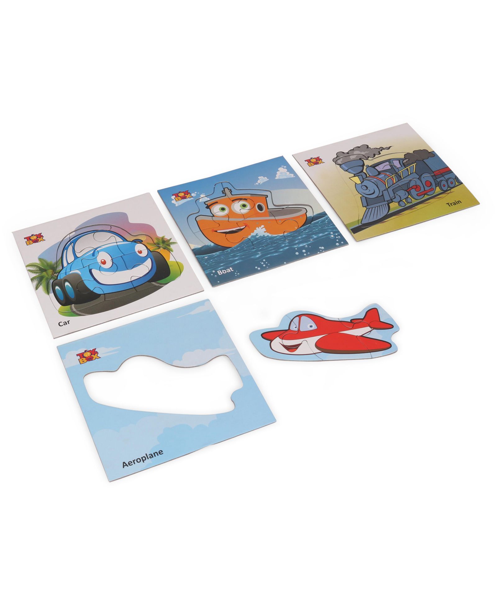 Toys Box Tickle with Puzzle Transport Series - Multicolor