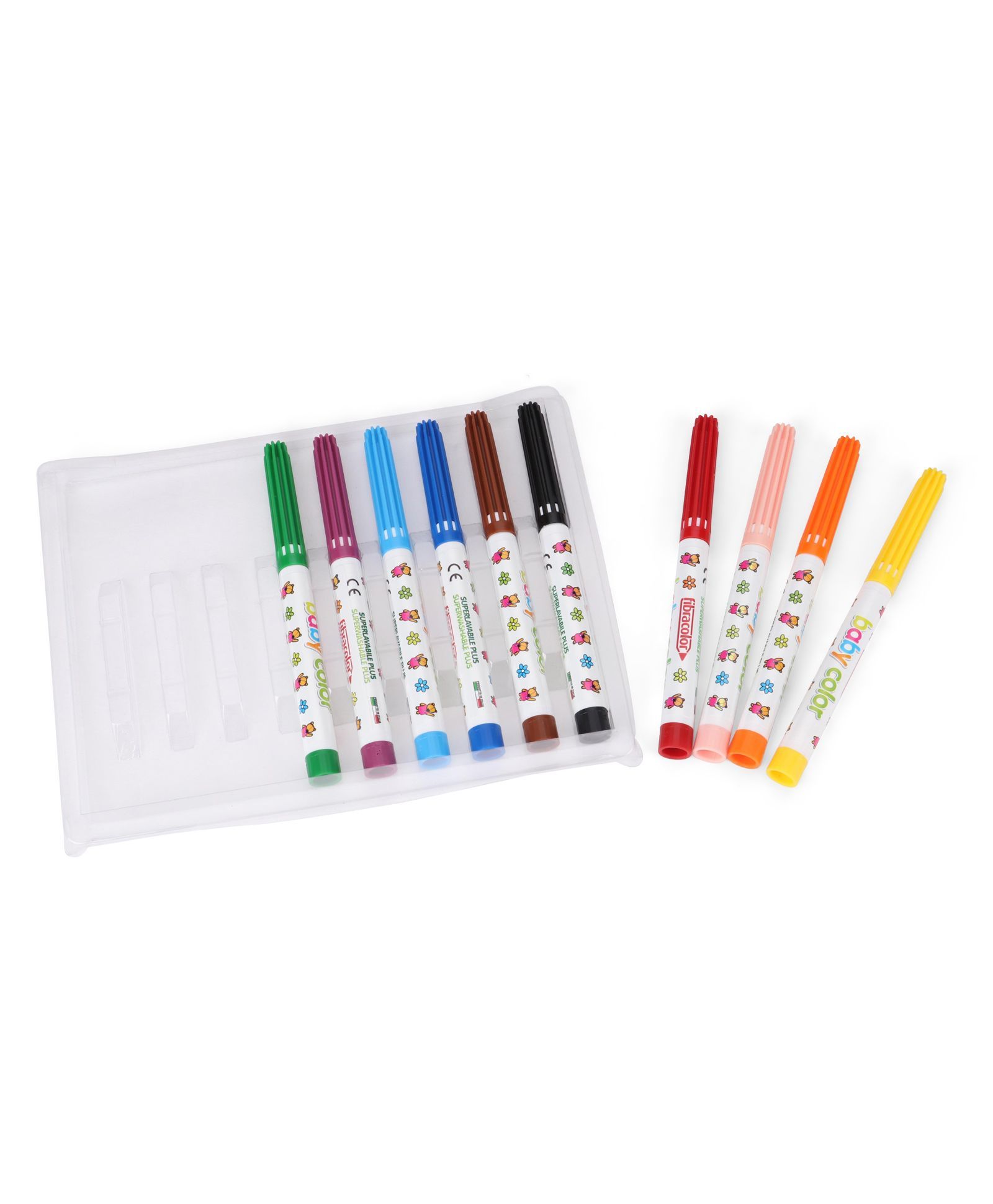 Fibracolor Baby Color Superfine Nib Sketch Pens With Washable Ink